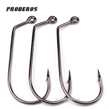 100pcs/lot Jig Big Fishing Hook 1/0-5/0 Size fishhook Saltwater Bass Hooks Fishing Carp Fishing Tackle Free Shipping 2024 - buy cheap