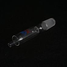 Adaptador de buje agitador de junta 24/29, con tubo de vidrio, etiquetas selladas con mercurio 2024 - compra barato