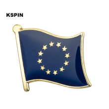 European Union flag lapel pin badge pin 300pcs a lot Brooch Icons XY0023 2024 - buy cheap
