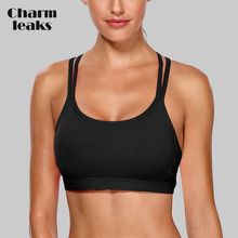 Charmleaks sutiã esportivo com impacto, levantador leve para academia, yoga, corrida, fitness, top 2024 - compre barato