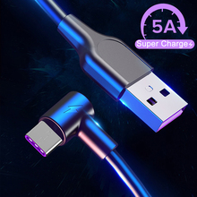 Cable USB tipo C 5A para móvil, Cable de carga rápida de 1m, 2m, 3 m, para Huawei P30, P20, Mate 30 Pro, supercarga QC3.0, USBC, Cabo, 3 metros 2024 - compra barato