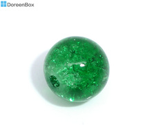 Doreen Box hot-  100 Crackle Glass Round Beads 8mm Dia. (B05632) 2024 - buy cheap