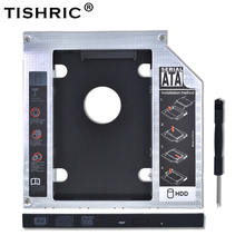 Hot Sale for Notebook CD DVD ODD Optibay 2nd HDD Caddy 9.5mm SATA 3.0 for 2.5" SSD Case HDD Enclosure with LED Indicator 2024 - buy cheap