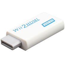 White For Wii to HDMI  Wii2HDMI Adapter Converter Full HD 1080P Output  3.5mm Audio Video Output 2024 - buy cheap
