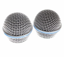 Free Shipping 10pcs/lot Professional Replacement Ball Head Mesh Microphone Grille Fits For BETA58 SM58 2024 - buy cheap