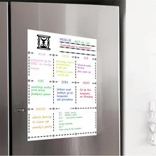 A3 Magnetic Dry Erase Fridge Calendar Multi-Purpose Weekly Whiteboard  with 4 Pens for Refrigerator Fridge Kitchen Home 2024 - buy cheap