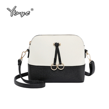 YBYT brand 2019 new PU leather shoulder messenger crossbody bag fashion ladies satchel evening pack joker leisure shell bags 2024 - buy cheap