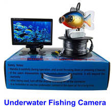 Cámara de pesca subacuática, localizador de peces con pantalla a color de 7 pulgadas, cable de 20M, batería integrada 2024 - compra barato
