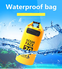 Bolsa de agua ultraligera para viajes al aire libre, bolsas secas impermeables de 10L, 20L, 30L, 40L, 5L, Camping, senderismo, natación 2024 - compra barato