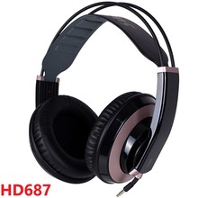 Superlux HD687 высокоточные Наушники Профессиональные полуоткрытые студийные стандартные динамические наушники для мониторинга диджеев глубоких басов 2024 - купить недорого