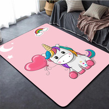Cartoon Unicorn series carpet Children's baby play crawling large size Mat/carpets for Living room coffee table bedroom Area Rug 2024 - buy cheap