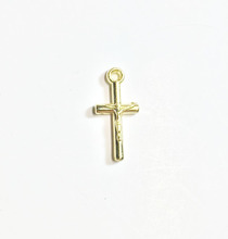 Eruifa 20pcs 15*9mm Nice Cross Jesus Coin Zinc alloy DIY Charms Pendant ,necklace bracelets,earrings 2 Colors 2024 - buy cheap