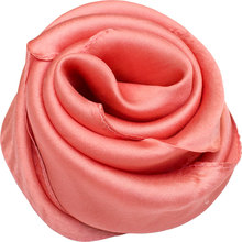 Cachecol de seda natural feminino, bandana, cachecol de cabelo feminino, cachecol de cabeça de seda quadrado, moderno, cor sólida 2024 - compre barato