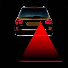 Car  Signal Lamp LED Laser Fog Light Rear Anti-Collision Taillight Brake Light External Warning Light 2024 - buy cheap