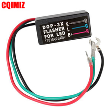 Universal Motorcycle LED Blinker Relay 3 Pin DC 12V Turn Signal Light Flasher Controller Flashing Relay 2024 - buy cheap