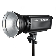 Godox LED Видео свет SL-150W 5600K белая версия видео свет непрерывный свет Bowens крепление для студийной видеозаписи 2024 - купить недорого