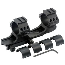 25.4mm 30mm Dual Ring Cantilever Scope Mount Picatinny Weaver Scope Rail Mount Heavy Duty Scope Mount 2024 - buy cheap
