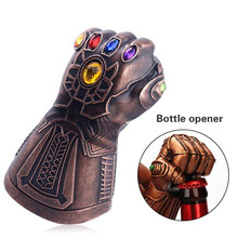 Креативный Кулак Открывалка для пивной бутылки Infinity Thanos перчатка с крагами открывалка для пивной бутылки Полезная содовая стеклянная крышка гаджеты для удаления 35 2024 - купить недорого