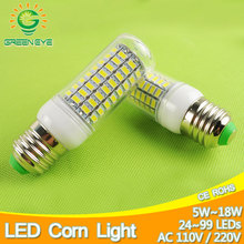 5W~18W LED Bulb E27 E14 LED Lamp Corn Bulb Light 7W 9W 12W 15W LED Lampara Bombilla Lampe Lampa Lampada led 127v 240v 220V 110V 2022 - buy cheap