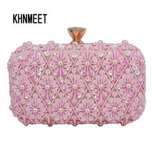 Golden Beaded Evening Bags Women Party Purse Female Wedding Clutch Bags Chain Shoulder Bags Chain Messenger Bag Day Clutch 1954 2024 - buy cheap