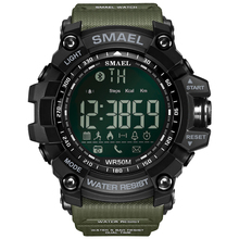 Smael-relógio inteligente masculino, smartwatch esportivo com bluetooth, para ios e android, lembrete de calorias, dispositivo vestível 2024 - compre barato