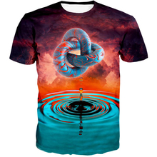 Camiseta de PLstar Cosmos para hombre, camisa con estampado 3D de cielo estrellado, psicodélico, ropa de calle informal, fresca, novedad de verano, 2019 2024 - compra barato