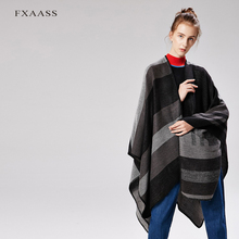 FXAASS New Autumn/Winter Shawl Fashion Poncho Women Scarf for Lady Luxury Blanket Cashmere Scarves Warm Pashmina Wholesale Cape 2024 - buy cheap