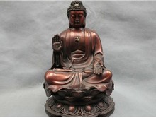 YM 311 10 ''Китай буддизм, Будда Шакьямуни Shakyamuni Бронзовая статуэтка Будды 2024 - купить недорого