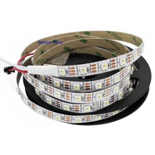 5 m SK6812 tira conduzida (similar ws2812b) RGBW 4 em 1 Chip, 30/60 leds/m; IP20 tira IP67 DC5V endereçável indivíduo