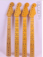 New Guitar neck electric guitar neck Flame Maple Wood 25.5" 22 Fret 1 pcs 2024 - buy cheap