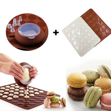 Oven DIY Decorative Cake Muffin Pastry Mould Macaron Macaroon Baking Mold Silicone Pot Sheet Mat Nozzles Set J2Y 2024 - buy cheap