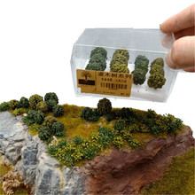 24pcs/Lot Architecture Model Scale New Bush In Ho Train Layout Diorama Building Materials 2024 - buy cheap