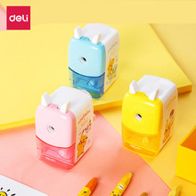 Deli Office Stationery Pencil Sharpener Student Mechanical Pencil Sharpener Pupil Cute Pencil Cutter Knife Student Study Supply 2024 - buy cheap