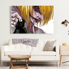 Pintura de imagem do anime de attack on titan, pintura em ponto cruz 5d, decoração para casa, padrão de bordado, adesivo de parede, inteiramente quadrado, broca 2024 - compre barato