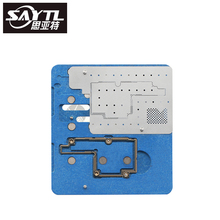 SAYTL BGA Reballing Stencil Kit for iPhone X Motherboard Middle Layer Planting Tin Template Reballing Plate Soldering Net 2024 - buy cheap