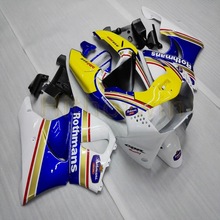 Cubierta personalizada para motocicleta, carenados de plástico ABS + botones + azul y amarillo M2, para CBR919RR 1998-1999 CBR 900 RR 98 99 2024 - compra barato