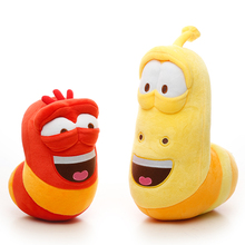 2 pçs/lote desenhos animados anime divertido inseto slug criativo larva brinquedos de pelúcia cute stuffed worm dolls crianças presente aniversário do bebê playmate 2024 - compre barato