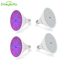 Lâmpada de led para aquário com 4 lâmpadas led de 15w e27, luz para crescimento de plantas em ambientes internos, sementes de plantas flores lmaps 2024 - compre barato