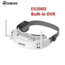 Original Eachine EV200D 1280*720 5.8G 72CH True Diversity FPV Goggles HD Port in 2D/3D Built-in DVR For RC Racing FPV Drone Part 2024 - buy cheap