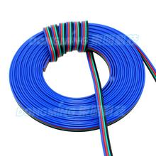 Cable eléctrico de 4 pines para tira Led, Conector de extensión de Cable de cobre estañado, PVC, 50m 2024 - compra barato