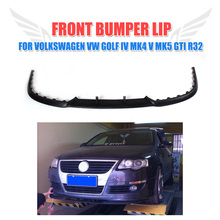 Auto Front Bumper Lip Apron Spoiler Unpainted PU Fit for VW Golf 4 IV MK4 V MK5 GT GTI R32 Car Styling 2024 - buy cheap