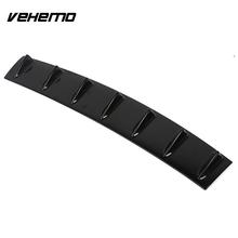 Vehemo 7 Wing Lip Chassis Diffuser Spoiler Shark Fin Rear Bumper Chassis ABS Car Deflector Shark Fin Spoiler Auto Accessories 2024 - buy cheap