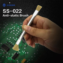 SUNSHINE SS-022 PCB Rework ESD Anti Static Dust Brush For Mobile Phone Tablet PCB BGA Repair Soldering Cleaning Tool for iPhone 2024 - buy cheap