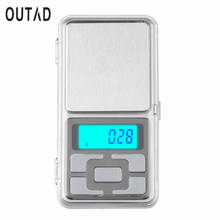 OUTAD 200gx0.01g Mini Digital Scale Portable LCD Electronic Jewelry Scales Weight Weighting Diamond Pocket Scales Drop Shipping 2024 - buy cheap