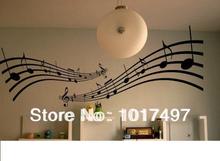 Pegatinas de pared musicales de gran tamaño, calcomanía de vinilo de arte extraíble, decoración del Mural del hogar, música, 105, 1005 cm x 60cm x 2 2024 - compra barato