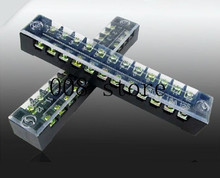 5Pcs Dual Row 12 Position Barrier Screw Terminal Strip 600V 25A TB-2512 2024 - buy cheap