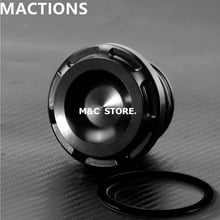 Motorcycle Black Fuel Gas Tank Oil Cap Cover Aluminum For Harley Sportster 883 1200 XL Dyna Touring Softail 1996-10 11 12 13 14 2024 - buy cheap