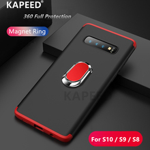 For Samsung Galaxy S10 S9 S8 Plus S7 Edge Luxury Magnetic Ring Matte Hard PC Phone Case For Samsung Galaxy Note 9 8 Cover Fundas 2024 - buy cheap