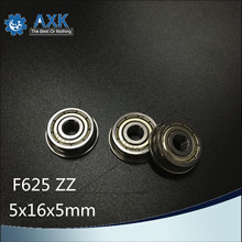 F625ZZ Flange Bearing 5x16x5 mm ABEC-1 ( 10 PCS ) Flanged F625 Z ZZ Ball Bearings 2024 - buy cheap