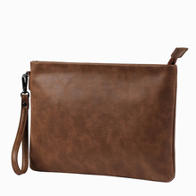 2018 Business Zipper Money holder Brown Wallet Clutch Bag Men's Purses Pu Leather Wallets Wristlet Handbag Long Male Phone Purse 2024 - buy cheap